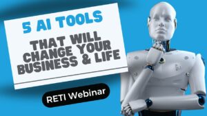 5 AI Tools that will Change Your Business Life RETI Webinar Event YouTube Thumbnail image 24
